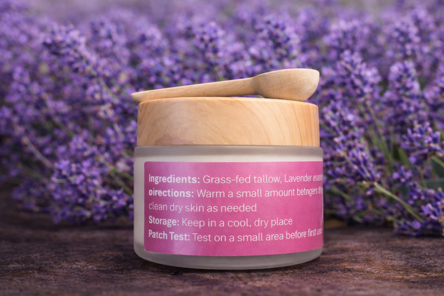 💜Tallow cream lavender scented